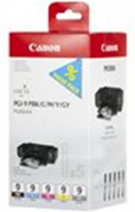 Actual product image Canon Pgi-9 (M, GY, C, Y, PBK)