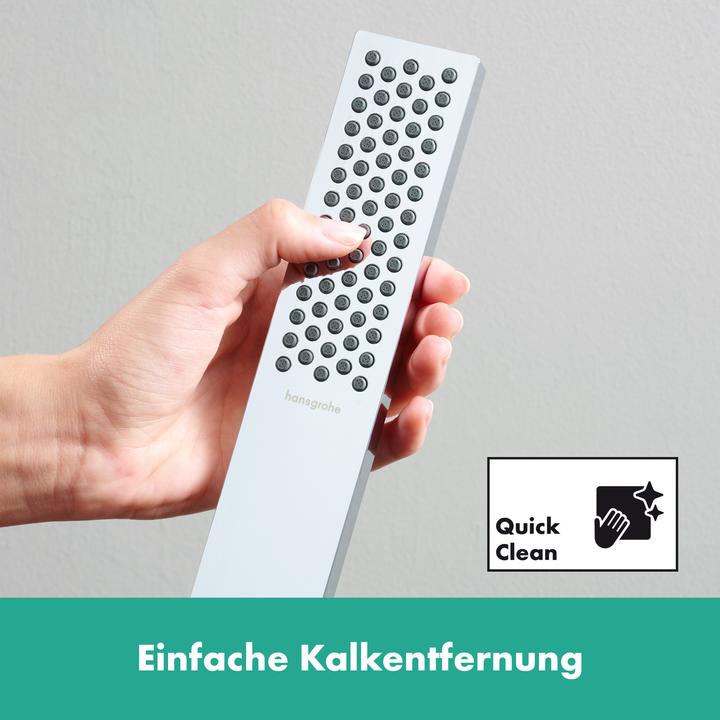 Actual product image hansgrohe Pulsify E bar hand shower 100, 1 spray type EcoSmart, 24320 (1 Beam types, 8 l/min)