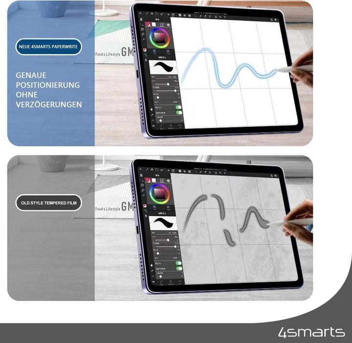 Image du produit 4smarts Paperwrite pour Apple iPad 10.2 7e génération / 8e génération / 9e génération (1 pièce(s), A2200, A2198, A2199)