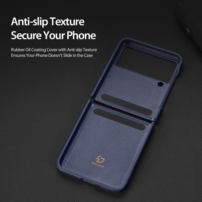 Actual product image Dux Ducis Venice Series Genuine Leather Case (Samsung Galaxy Z Flip4)
