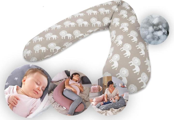 Image du produit Theraline Coussin d'allaitement "The Original" avec rembourrage en fibres creuses de polyester, y compris la (38 cm)