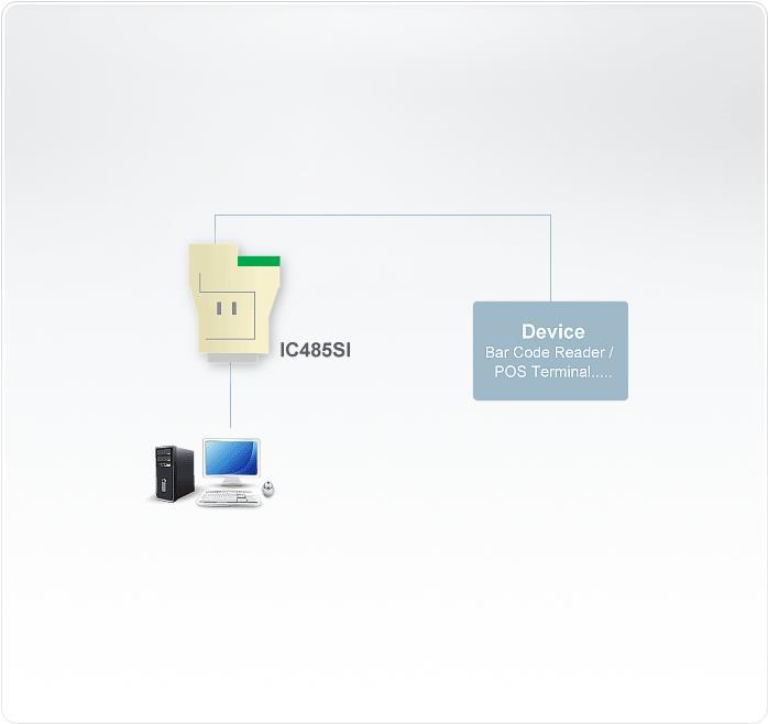 Image du produit Aten IC485SI RS-232-auf-RS-485-Schnittstellenkonverter