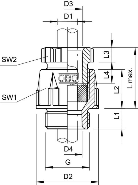 Immagine prodotto OBO Bettermann Cone-Bl. connessione a vite