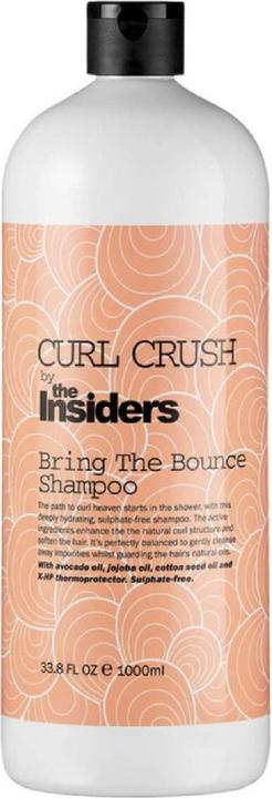 The Insiders Curl Crush Bring The Bounce Shampoo 1000ml (1000 ml, Flüssiges Shampoo)