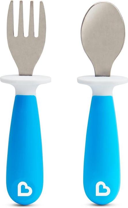 Image du produit Munchkin Raise Cuillère et fourchette en acier inoxydable