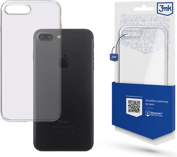 Immagine prodotto 3MK Custodia trasparente Cover posteriore, Apple, iPhone 7 Plus/8 Plus, TPU, trasparente (Apple iPhone 7 Plus)