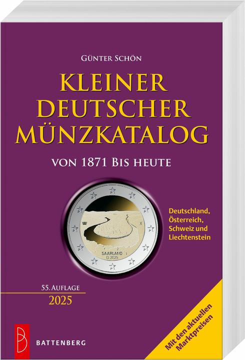 Actual product image Kleiner deutscher Münzkatalog (German, Günter Schön, 2025)