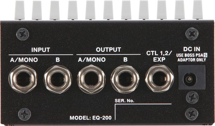 Actual product image BOSS (Electronics) EQ-200 Graphic Equalizer Pedal (Keyboard, Guitar, Bass)