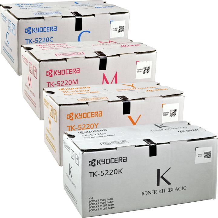 Kyocera 4 Toner TK-5220 Multipack K C M Y 4-coloured (M, C, FC, Y)
