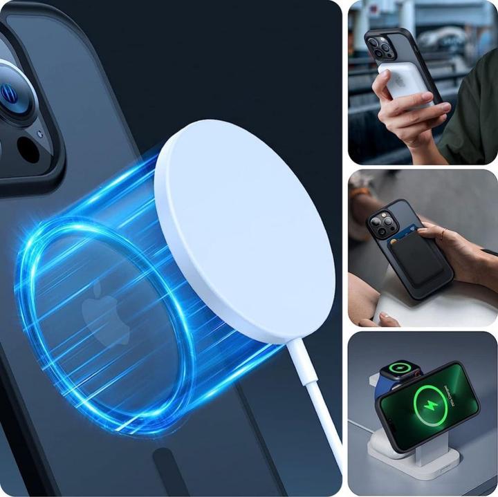 Produktbild Tech-Protect MagMat MagSafe case for iPhone 15 Pro Max - matte black (Apple iPhone 15 Pro Max)
