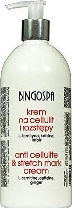 Actual product image BingoSpa BINGO SPA Krem na celulit i rozstępy z L-karnityną kofeiną i imbirem 500ml (Body cream, 500 ml)