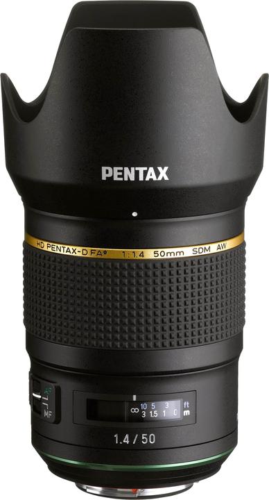 Produktbild Pentax HD FA 50mm / 1.4 SDM AW (Pentax K, Vollformat, APS-C / DX, Micro Four Thirds)