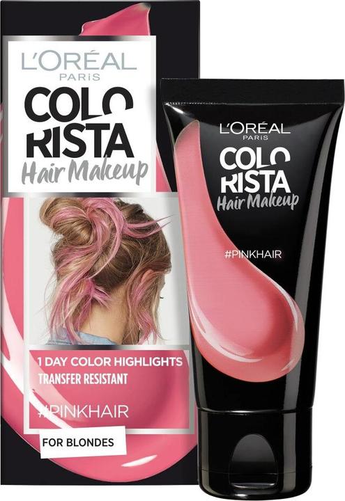 Actual product image L'Oréal Paris L'Oréal Colorista Hair Makeup Pink Hair 30ml