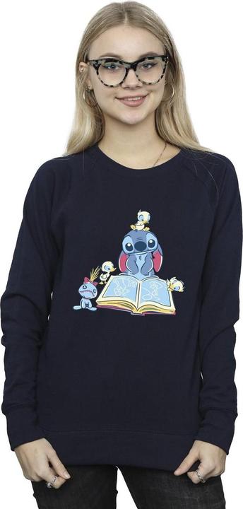 Immagine prodotto Disney Lilo & Stitch Reading A Book Felpa Donna (XXL)