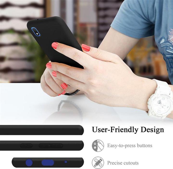 Actual product image Cadorabo TPU Liquid Silicone Case Cover (Samsung Galaxy A10, HTC One M10)
