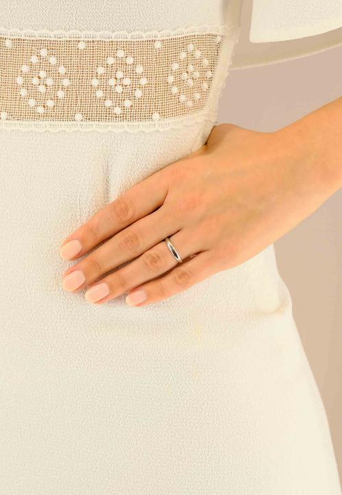 Actual product image Muau Wedding ring (55, 950 Platinum)