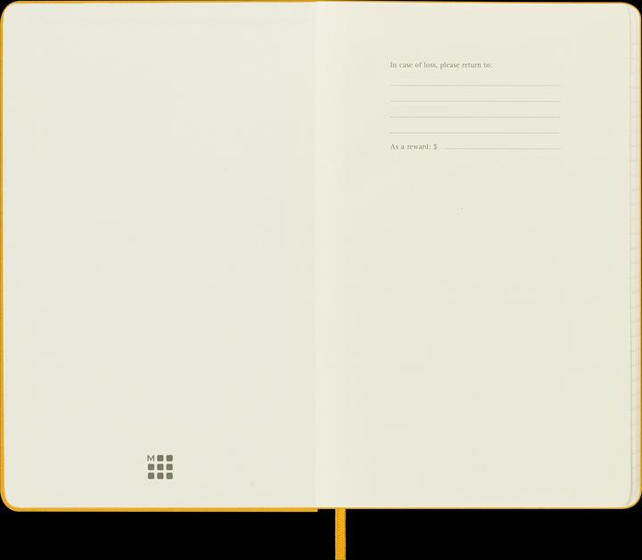 Produktbild Moleskine NB LG lin HC Stoff Oran.Gelb (13 x 21 cm, Liniert, Harter Einband)