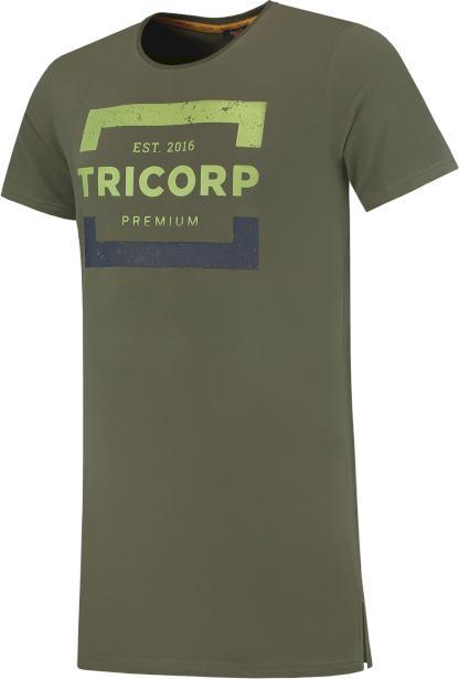 Produktbild Tricorp 104001ArmyXXL T-Shirt Premium Heren Lang (XXL)
