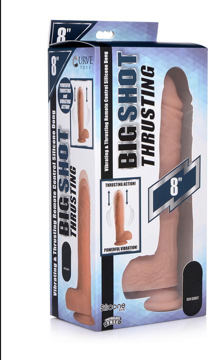 Immagine prodotto Curve Toys XLDildo vibrante e rimbalzante con ventosa e testicoli Beige