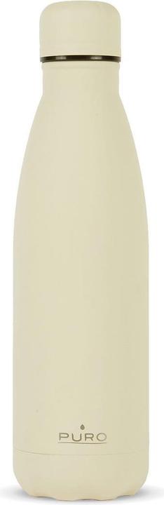 Immagine prodotto Puro Termo gertuvė nerūdijančio plieno, BPA free, 500ml, smėlio spalvos (0.50 l)