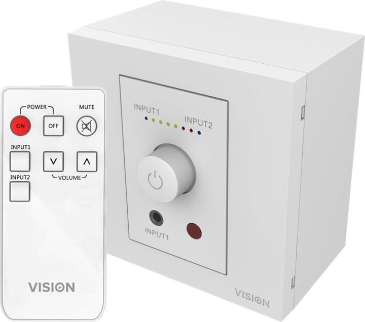 Actual product image Vision Techconnect faceplate audio amplifier (Amplifier)