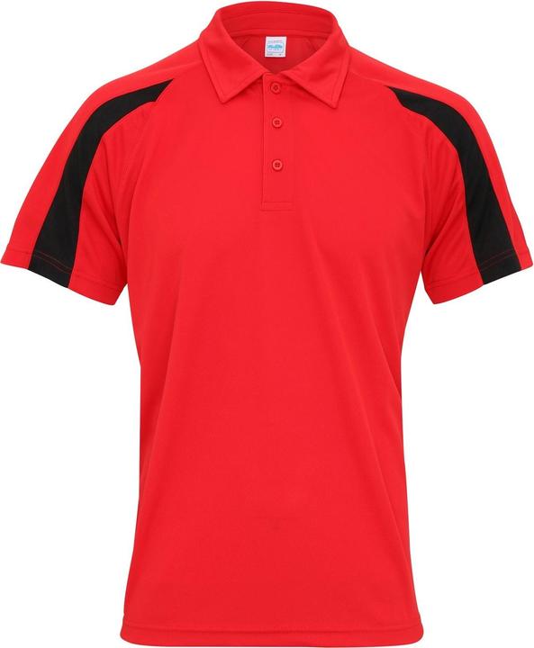 Image du produit Awdis Just Cool Polo à manches courtes avec panneau contrasté (M)