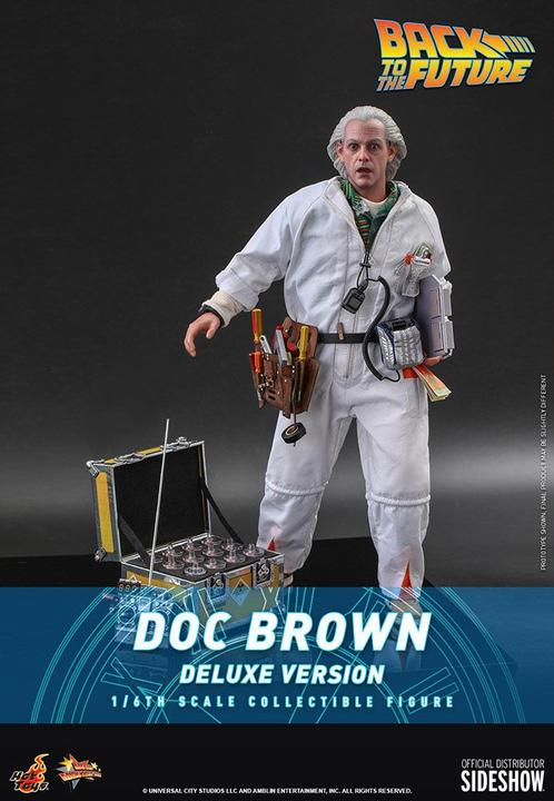 Image du produit Hot Toys Retour vers le futur "Doc Brown - Version Deluxe" Figurine 1/6
