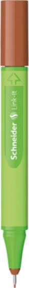 Actual product image Schneider Fineliner Link-It - Brown (Brown, 10 x)