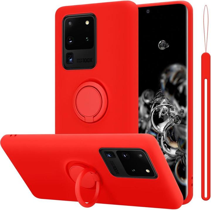 Actual product image Cadorabo TPU Liquid Ring Silicone Case Cover (Samsung Galaxy S20 Ultra)