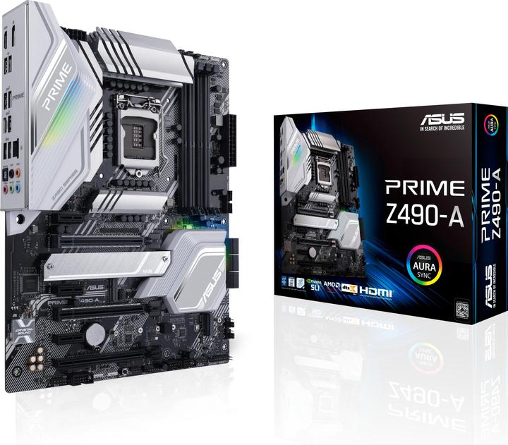 Produktbild ASUS PRIME Z490-A (LGA 1200, Intel Z490, ATX)