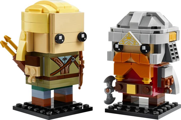 Immagine prodotto LEGO Il Signore degli Anelli Legolas e Gimli (40751, LEGO Brickheadz)