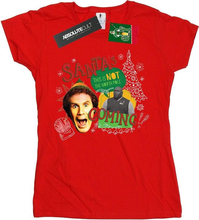 Immagine prodotto Elf North Pole Maglietta Donna (S)