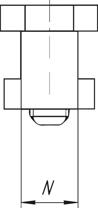Produktbild IBT Exzenter-Spannklemme 18 mm für T-Nuten Grösse 18