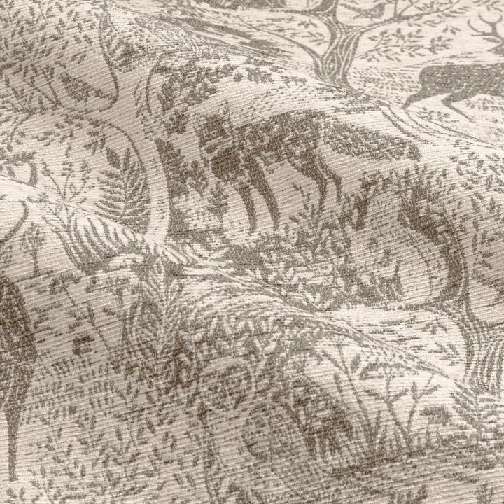 Produktbild Furn Ösenvorhänge Winter Woods Chenille Tiere (229 x 183 cm)