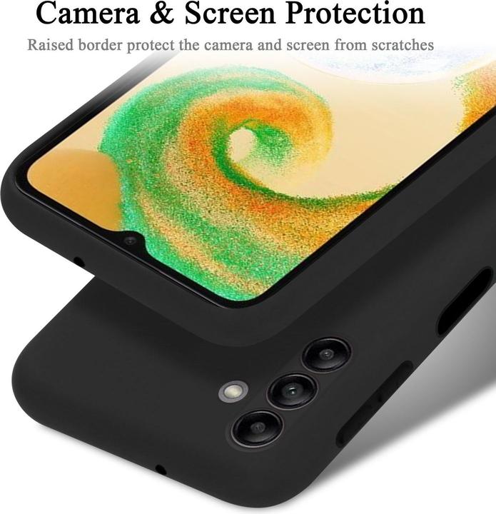 Actual product image Cadorabo Bumper TPU Liquid Silicone Case (Samsung Galaxy A04S)