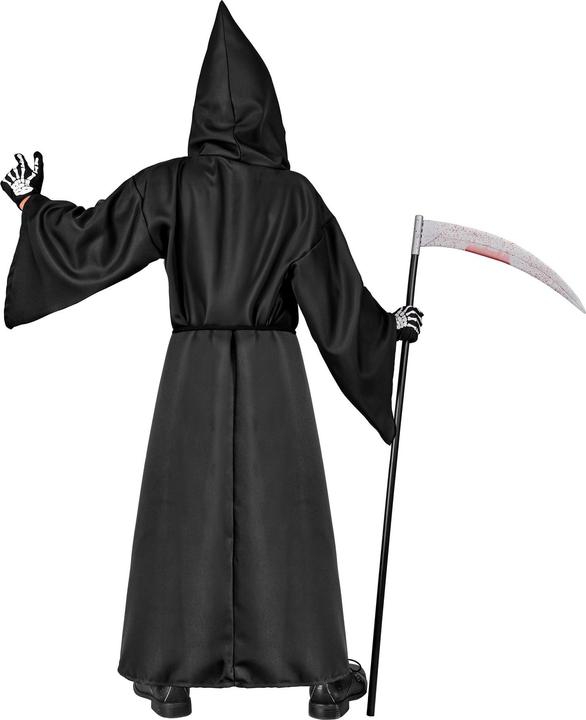 Actual product image Widmann Children's costume skeleton robe with hood, belt (128)