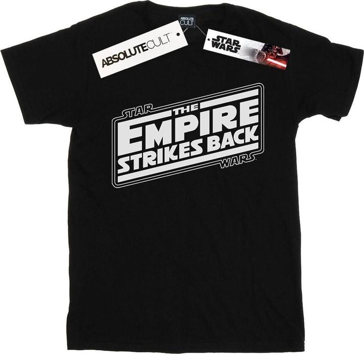 Immagine prodotto Star Wars The Empire Strikes Back Logo Maglietta Ampia Donna (4XL)