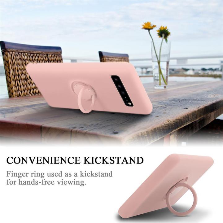 Produktbild Cadorabo TPU Liquid Ring Silicone Case Hülle (Samsung Galaxy S10 5G)
