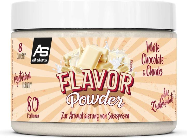 Immagine prodotto All Stars Aromi in polvere (barattolo da 240 g) (Cioccolato bianco e pezzi, 1 pz., 300 g)