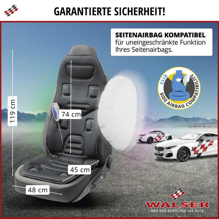 Actual product image Walser Massage seat pad Relax Dri