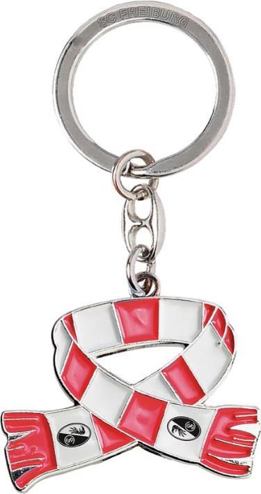 Produktbild Trade Con SC Freiburg Schlüsselanhänger "Schal rot-weiss"