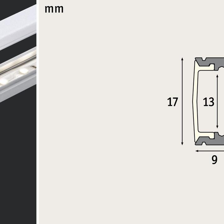 Actual product image Paulmann Stripe Profile Base (100 cm, Indoor)