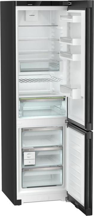 Actual product image Liebherr Fridge-freezer free-standing Plus CNbdd 5733 Front BlackSteel and black (371 l)
