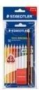 Actual product image Staedtler Crayon Noris Jumbo Set (Purple, Orange, Brown, Yellow, Blue, Black, Green, Red, Dark Blue, 10 x)