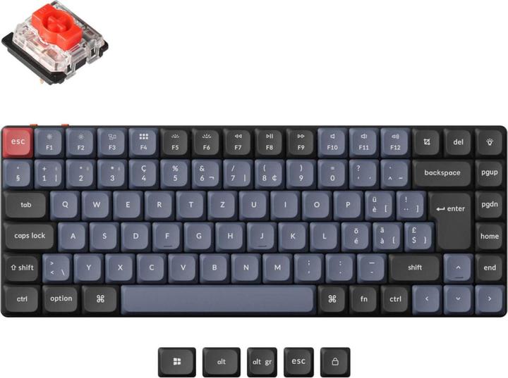 Image du produit Keychron K3 Pro (CH, Sans fil, Filaire)