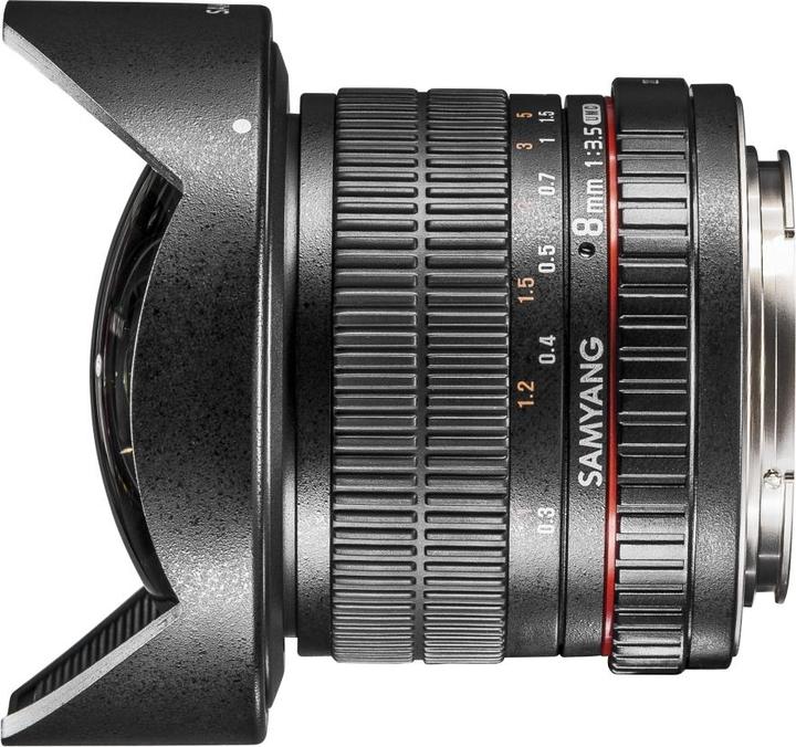 Actual product image Samyang 8mm F3.5 CSII Sony A-mount (Sony A, APS-C / DX)