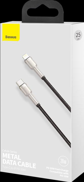 Actual product image Baseus USB C – Lightning (0.25 m, USB 3.0)