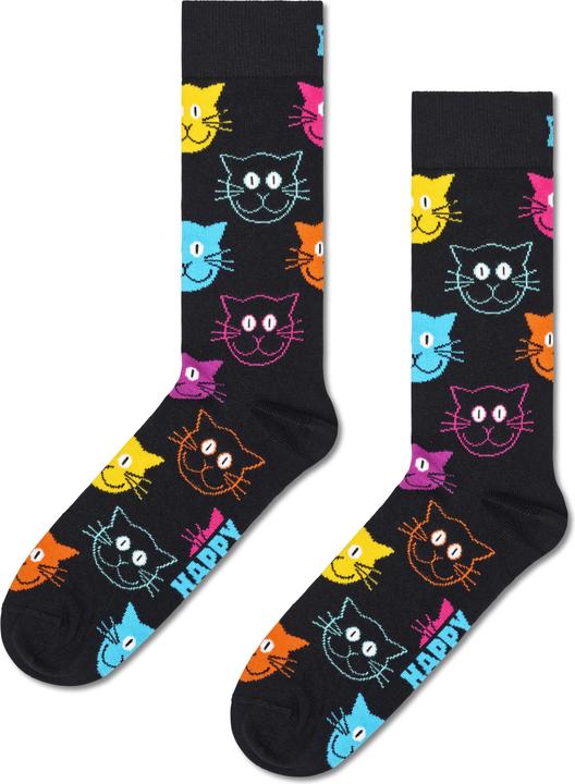 Immagine prodotto Happy Socks Set regalo gatto misto (confezione da 3, 36 - 40)