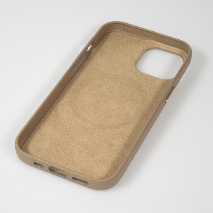 Immagine prodotto PhoneLook Copertina in pelle di vitello di lusso completamente granulata con pulsanti in metallo e MagSafe (Apple iPhone 14 Pro Max)