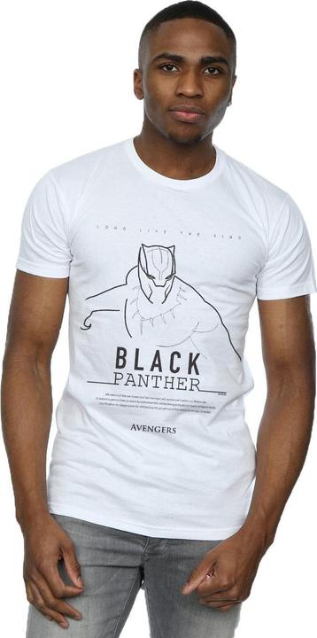 Immagine prodotto Black Panther Long Live The King Maglietta Uomo (M)